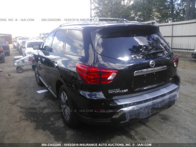 5N1DR2MN9JC638316 - 2018 NISSAN PATHFINDER S/SV/SL/PLATINUM BLACK photo 3