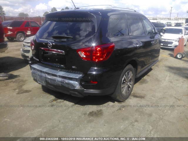 5N1DR2MN9JC638316 - 2018 NISSAN PATHFINDER S/SV/SL/PLATINUM BLACK photo 4