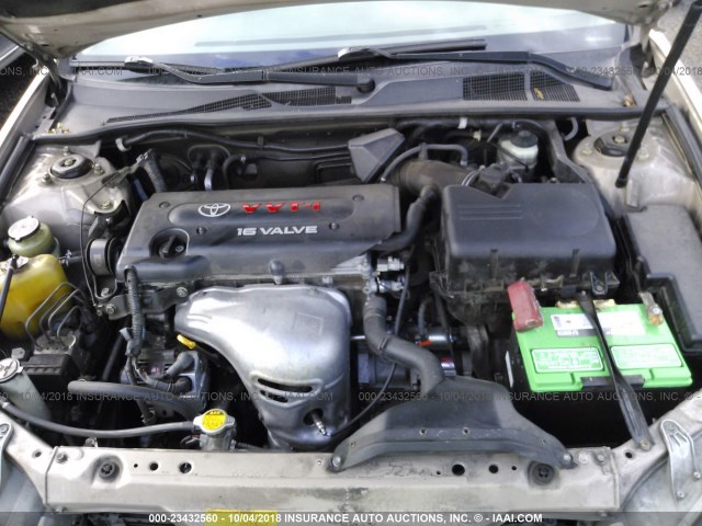 JTDBE32K820082136 - 2002 TOYOTA CAMRY LE/XLE/SE GOLD photo 10