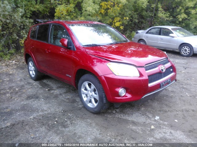 2T3DK4DV9CW073098 - 2012 TOYOTA RAV4 LIMITED RED photo 1