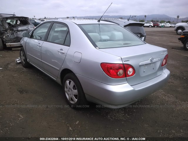 1NXBR30E07Z817270 - 2007 TOYOTA COROLLA CE/LE/S SILVER photo 3