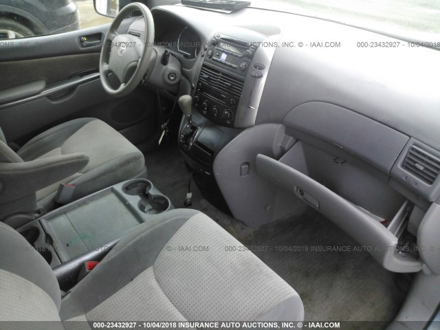 5TDKK4CC2AS305515 - 2010 TOYOTA SIENNA CE/LE BLUE photo 5