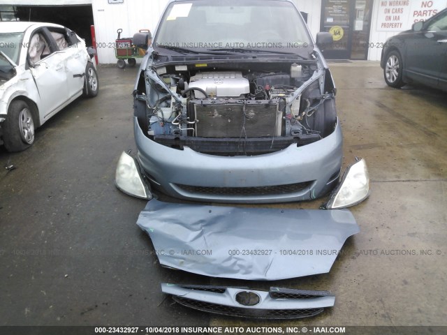 5TDKK4CC2AS305515 - 2010 TOYOTA SIENNA CE/LE BLUE photo 6