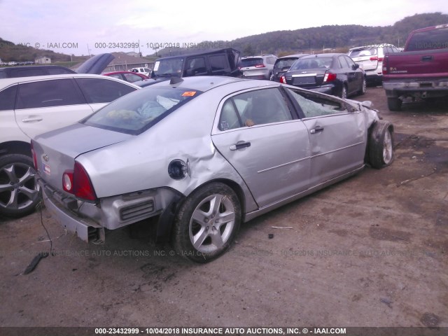1G1ZB5E09CF109767 - 2012 CHEVROLET MALIBU LS 银色 照片 4