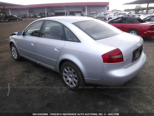 WAUEH64B81N118960 - 2001 AUDI A6 2.8 QUATTRO SILVER photo 3