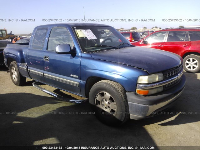 2GCEC19T9Y1153654 - 2000 CHEVROLET SILVERADO C1500 BLUE photo 1