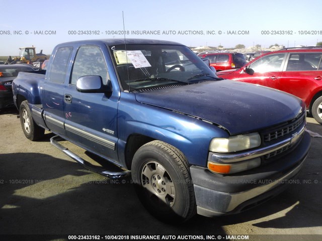 2GCEC19T9Y1153654 - 2000 CHEVROLET SILVERADO C1500 BLUE photo 6