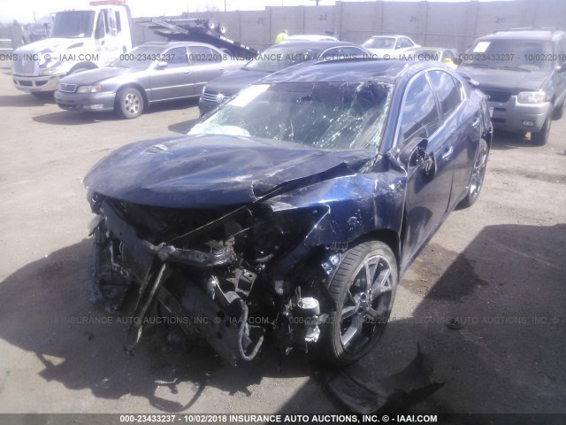 1N4AA5AP9EC447271 - 2014 NISSAN MAXIMA S/SV BLUE photo 2