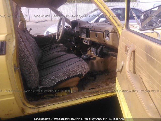 RN47013282 - 1979 TOYOTA SR5 1/2 TON  YELLOW photo 5