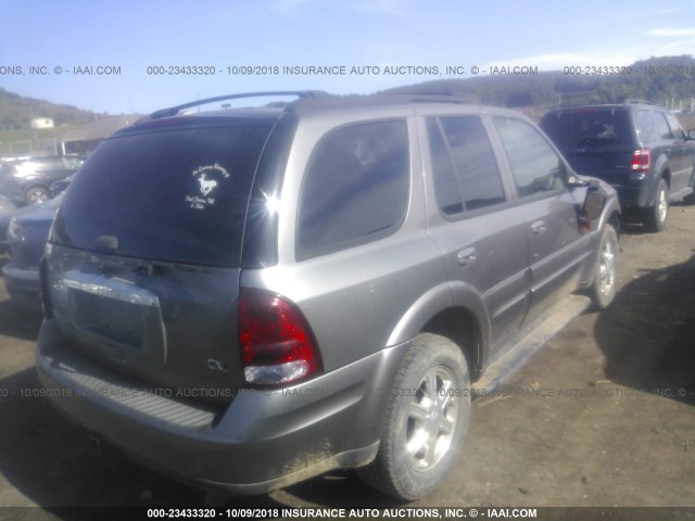 5GADT13S152370625 - 2005 BUICK RAINIER CXL GRAY photo 4