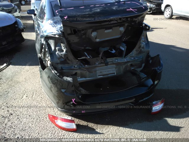 3FA6P0LU7ER187982 - 2014 FORD FUSION SE HYBRID BLACK photo 6