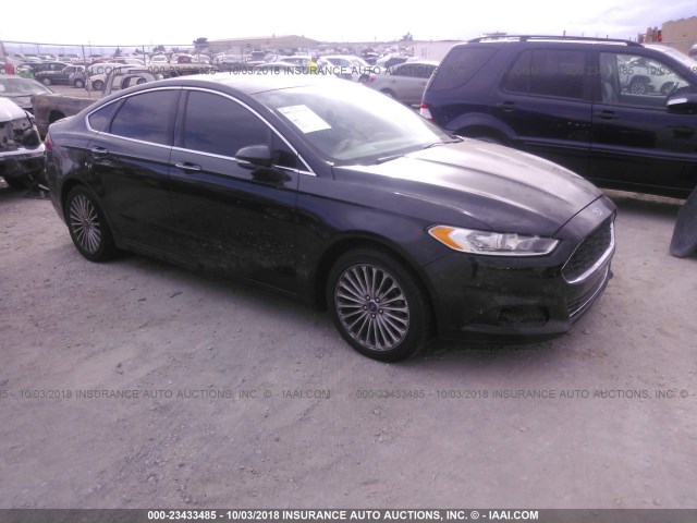 3FA6P0K98FR164502 - 2015 FORD FUSION TITANIUM BLACK photo 1