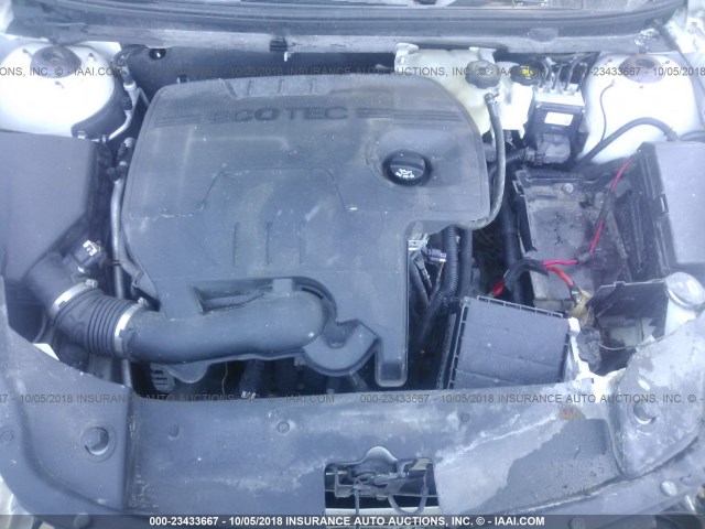 1G1ZC5E09CF240484 - 2012 CHEVROLET MALIBU 1LT 白色 照片 10