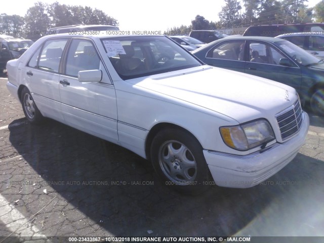 WDBGA43G1WA394458 - 1998 MERCEDES-BENZ S 420 WHITE photo 1