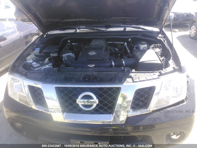 1N6AD0ER2EN712081 - 2014 NISSAN FRONTIER S/SV/SL/PRO-4X BLACK photo 10