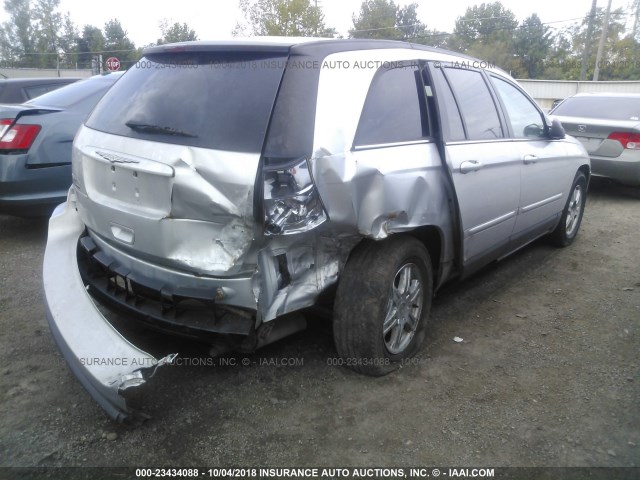 2C4GF68485R653339 - 2005 CHRYSLER PACIFICA TOURING SILVER photo 4