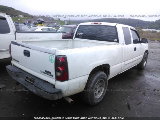 2GCEC19T231217350 - 2003 CHEVROLET SILVERADO C1500 WHITE photo 4