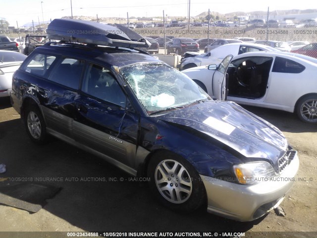 4S3BH675347617136 - 2004 SUBARU LEGACY OUTBACK AWP 蓝色 照片 1