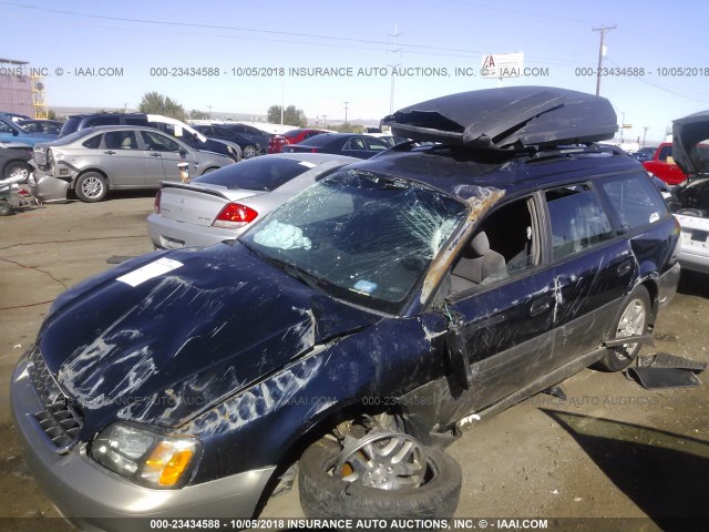 4S3BH675347617136 - 2004 SUBARU LEGACY OUTBACK AWP 蓝色 照片 6