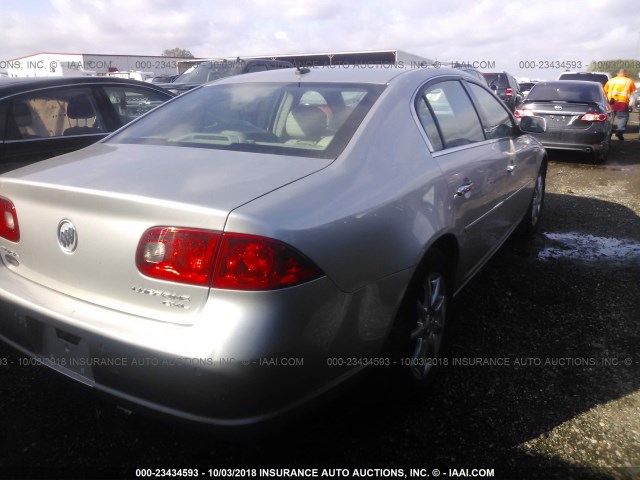 1G4HD57258U129699 - 2008 BUICK LUCERNE CXL SILVER photo 4