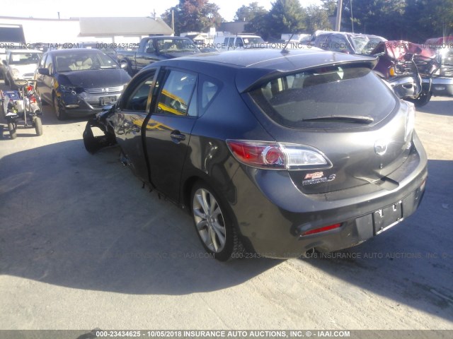 JM1BL1K65B1367853 - 2011 MAZDA 3 S GRAY photo 3