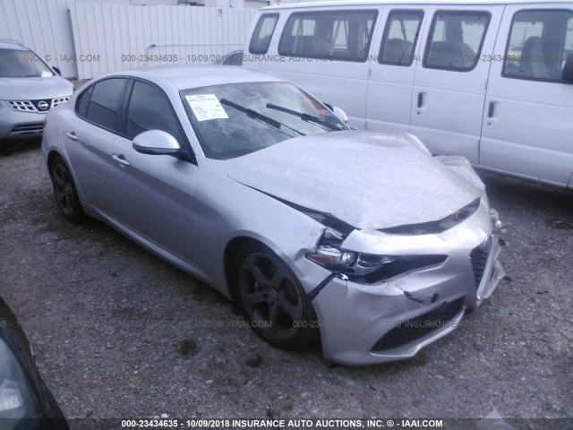 ZARFAEBN2H7536969 - 2017 ALFA ROMEO GIULIA SILVER photo 1