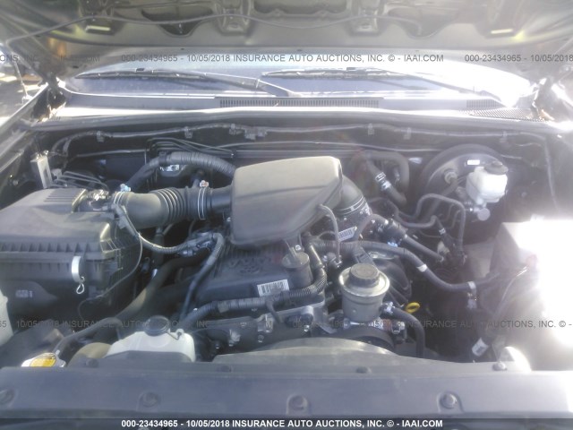 5TFTX4CN7DX031458 - 2013 TOYOTA TACOMA ACCESS CAB ნაცრისფერი ფოტო 10