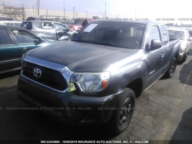 5TFTX4CN7DX031458 - 2013 TOYOTA TACOMA ACCESS CAB ნაცრისფერი ფოტო 2