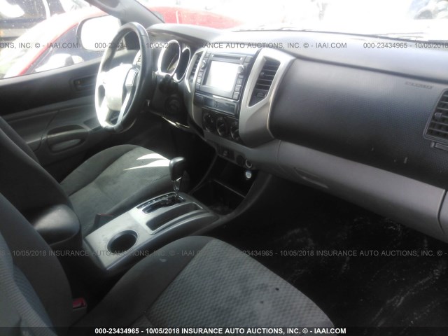 5TFTX4CN7DX031458 - 2013 TOYOTA TACOMA ACCESS CAB ნაცრისფერი ფოტო 5