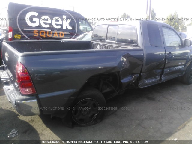 5TFTX4CN7DX031458 - 2013 TOYOTA TACOMA ACCESS CAB ნაცრისფერი ფოტო 6