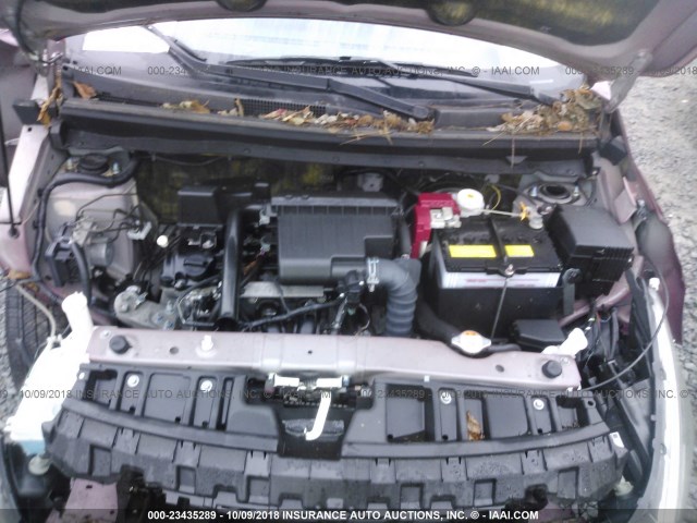 ML32F3FJXHHF08777 - 2017 MITSUBISHI MIRAGE G4 ES მუქწითელი ფოტო 10