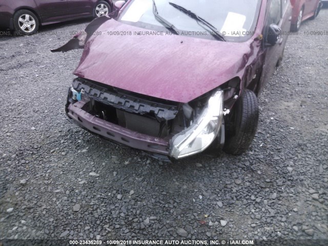 ML32F3FJXHHF08777 - 2017 MITSUBISHI MIRAGE G4 ES მუქწითელი ფოტო 6