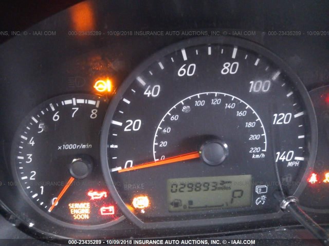 ML32F3FJXHHF08777 - 2017 MITSUBISHI MIRAGE G4 ES მუქწითელი ფოტო 7