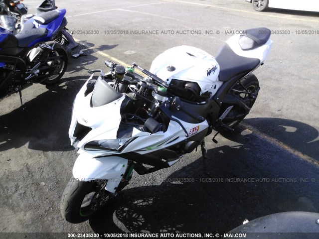 JKAZXCS19HA009435 - 2017 KAWASAKI ZX1000 S WHITE photo 2