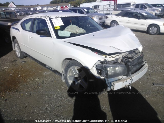 2B3KA43G87H830626 - 2007 DODGE CHARGER SE/SXT WHITE photo 1