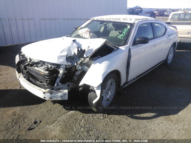 2B3KA43G87H830626 - 2007 DODGE CHARGER SE/SXT WHITE photo 2