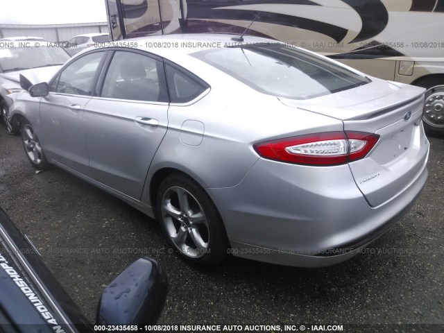 3FA6P0HDXGR362320 - 2016 FORD FUSION SE SILVER photo 3