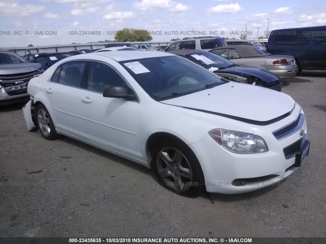 1G1ZA5EUXCF391083 - 2012 CHEVROLET MALIBU LS 白色 照片 1