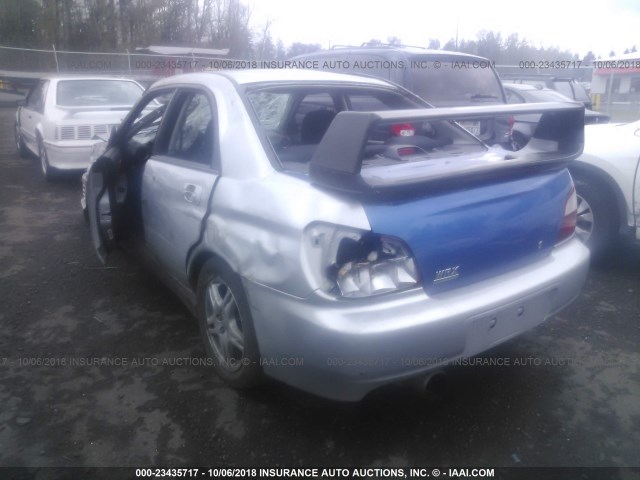 JF1GD29693G509804 - 2003 SUBARU IMPREZA WRX SILVER photo 3