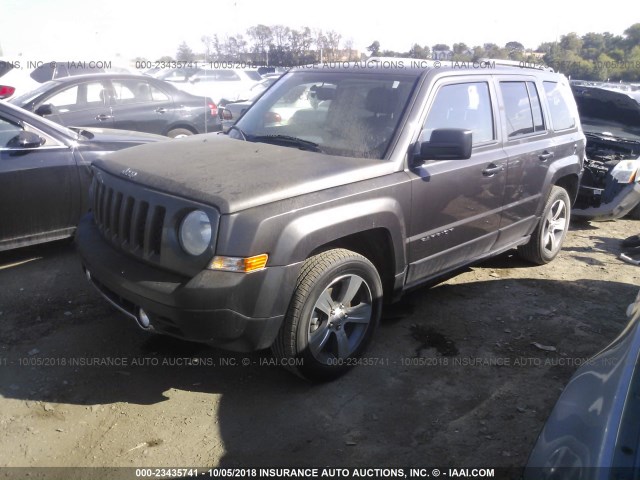 1C4NJPFA7GD726887 - 2016 JEEP PATRIOT LATITUDE GRAY photo 2