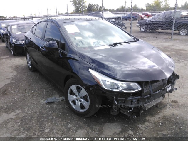 1G1BC5SM4J7130412 - 2018 CHEVROLET CRUZE LS BLACK photo 1