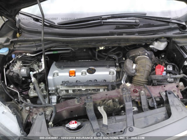 5J6RM3H36EL013945 - 2014 HONDA CR-V LX BURGUNDY photo 10