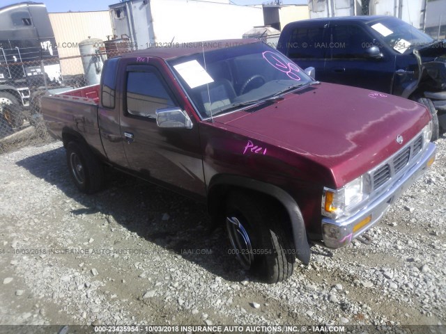 1N6SD16Y0RC409057 - 1994 NISSAN TRUCK KING CAB XE BURGUNDY photo 1