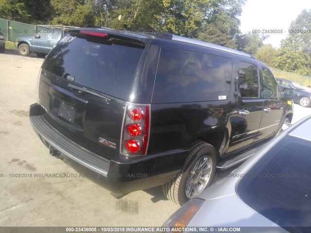 1GKS2MEF3BR226303 - 2011 GMC YUKON XL DENALI BLACK photo 4