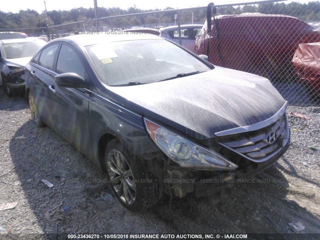 5NPEC4AC6DH807645 - 2013 HYUNDAI SONATA SE/LIMITED BLACK photo 1