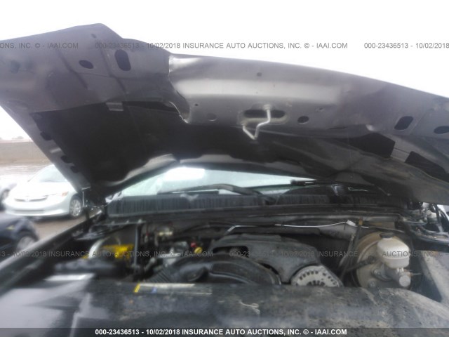 2GCEC19C371583324 - 2007 CHEVROLET SILVERADO C1500 GRAY photo 10