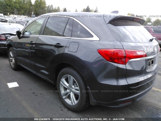 5J8TB4H52EL010048 - 2014 ACURA RDX TECHNOLOGY GRAY photo 3