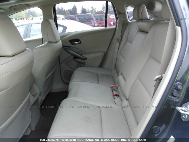 5J8TB4H52EL010048 - 2014 ACURA RDX TECHNOLOGY GRAY photo 8