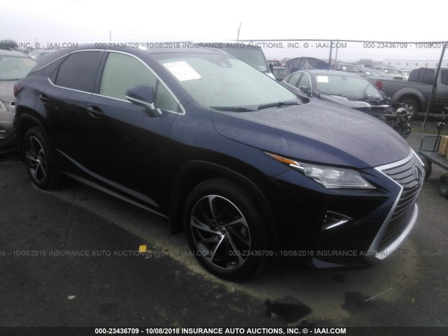 2T2BZMCA8JC137538 - 2018 LEXUS RX 350/BASE/F SPORT BLUE photo 1