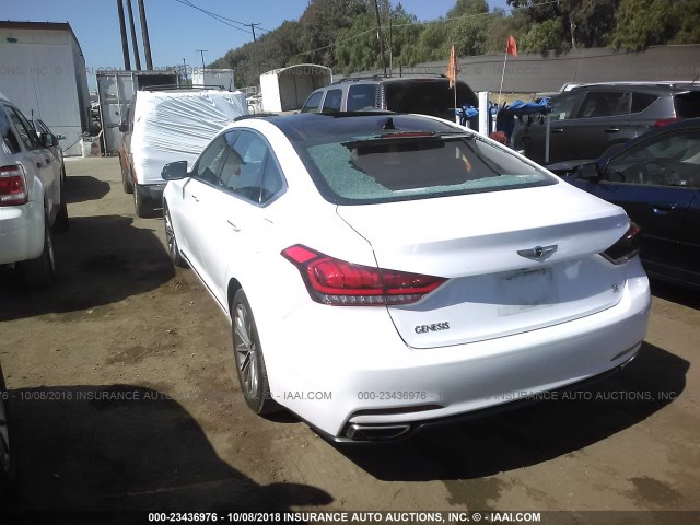 KMHGN4JE6GU111703 - 2016 HYUNDAI GENESIS 3.8L WHITE photo 3